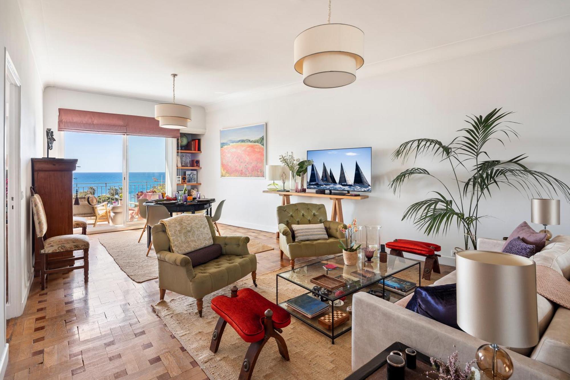 Unique Sea View Apartment, Center, 100M2 Nizza Exterior foto