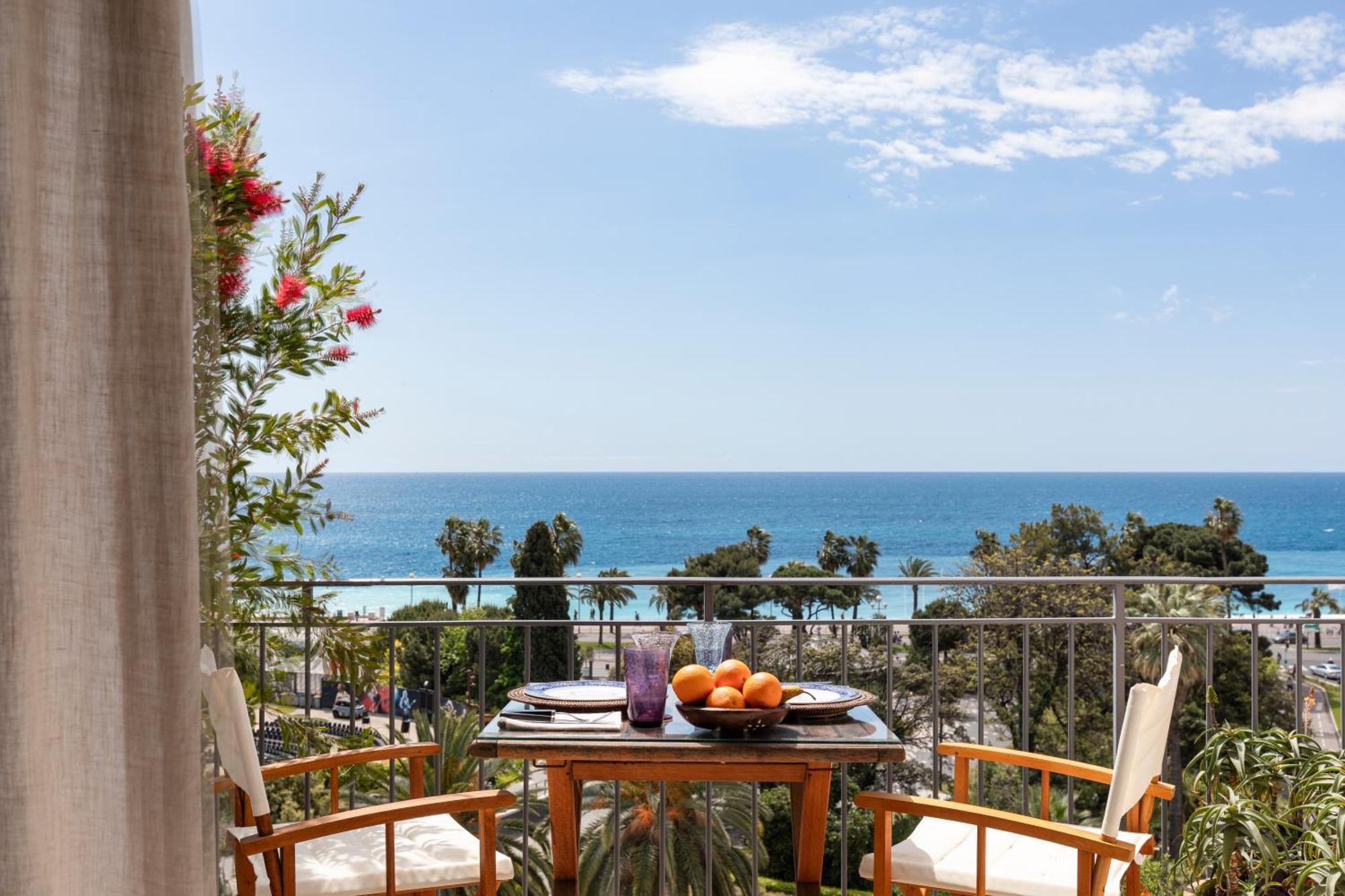 Unique Sea View Apartment, Center, 100M2 Nizza Exterior foto