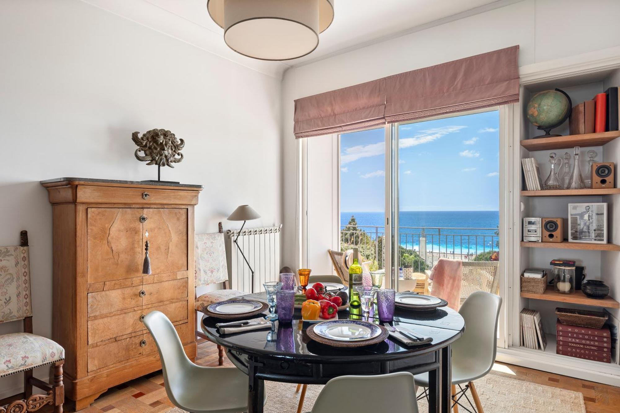 Unique Sea View Apartment, Center, 100M2 Nizza Exterior foto